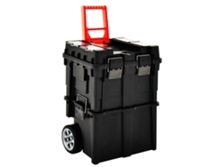 Carrito de herramientas VIDAXL Negro Plástico (46x36x41cm)