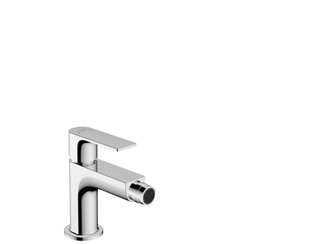 HANSGROHE Rebris E mezclador monomando para bidé con desagüe automático, proyección de 120 mm, 72211, Color: cromado