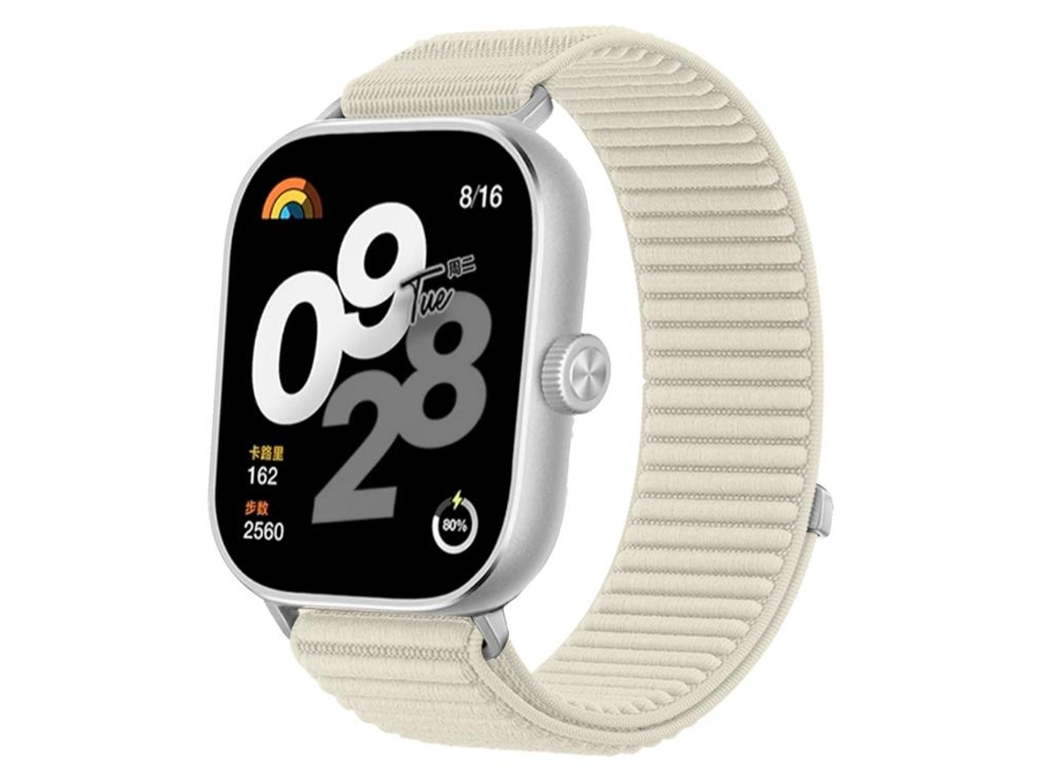 Pulseira Para Redmi Watch 6 / 5 / 4 - Nylon Trançado - Fecho De Velcro