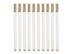 10 Rotuladores De Pintura Dorados Con Punta De Pincel Suave Para Decoración De Álbumes Diy