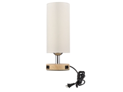 2026-lámpara De Mesa Con Control Táctil, Bombilla Led Luz Blanca Cálida Y 2 Puertos Usb Para Dormitorio O Sala De Estar