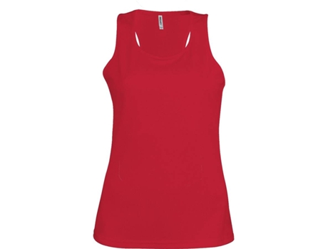 Camiseta de Mujer para Deporte PROACT Multideportes Poliéster Rojo (M)
