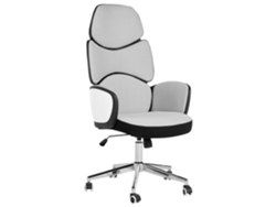 Silla de oficina BELIANI Splendid de Poliéster Gris 74x49x128