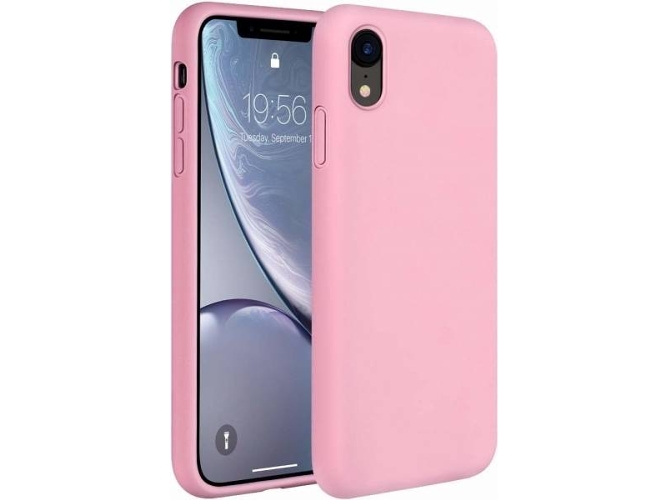 Funda iPhone XR Silicona Rosa