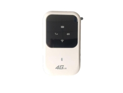 Módem Wifi 4g Portátil Jmq Con Punto De Acceso Móvil, Batería De 2400 Mah, Compatible Con 10 Usuarios Y 100 Mbps.