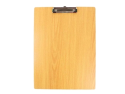 Carpeta de madera de gran capacidad con clip bajo para dibujo, boceto, materiales de arte