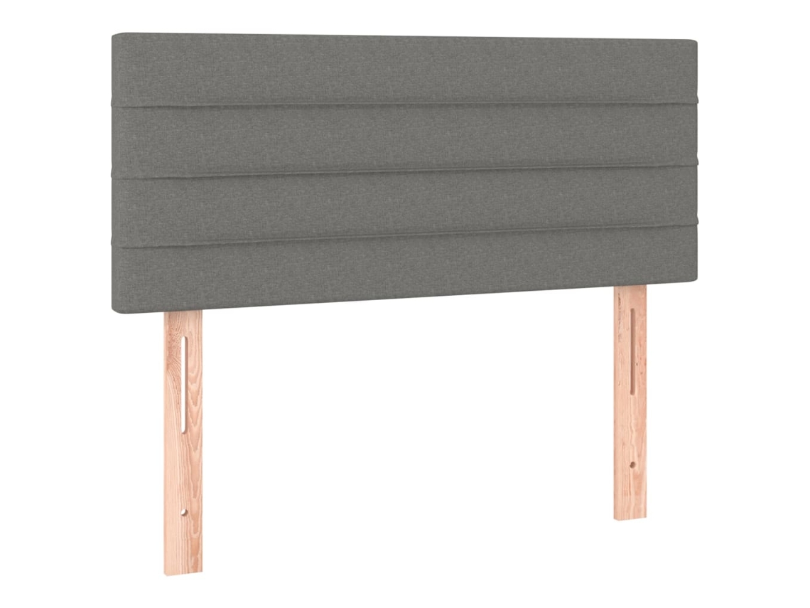 Cabecero de tela 80x5x78/88 cm Gris oscuro MAISON EXCLUSIVE