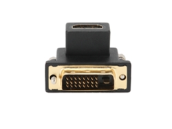 Adaptador De 90° Interfaz Multimedia Hd Femenina Para Convertidor Dvi Masculino Para Pantalla Gráfica Luz Dourada