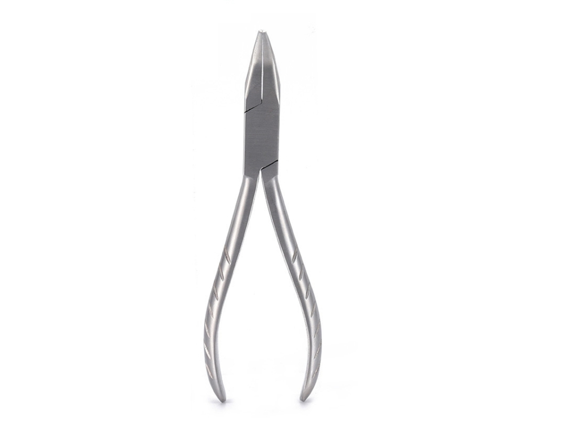 Herramientas para reparar gafas: Alicates, alicates para almohadillas nasales, alicates para patillas.