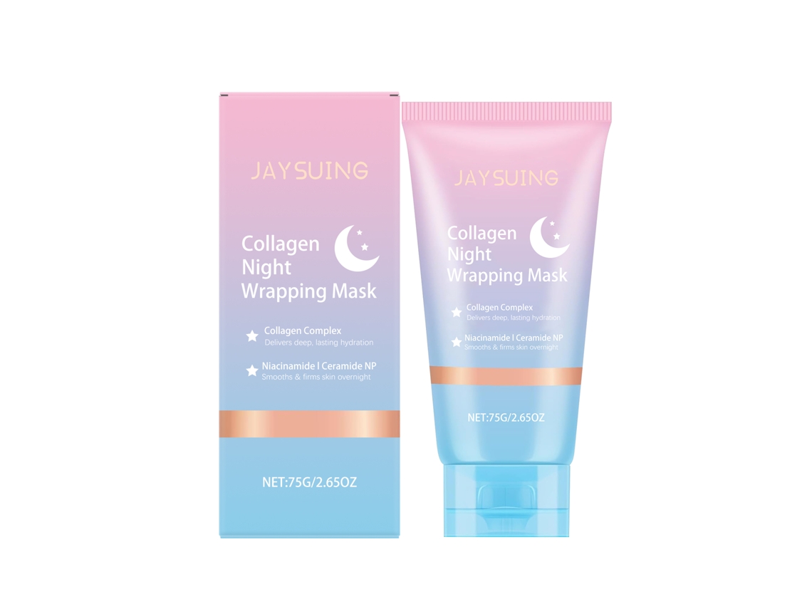 Mascarilla nocturna peel-off de colágeno para una piel radiante