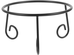Soporte Hierro Negro Bolas Jardín Pequeños Objetos Decorativos Práctico Diseño Atractivo Ideal Exteriores