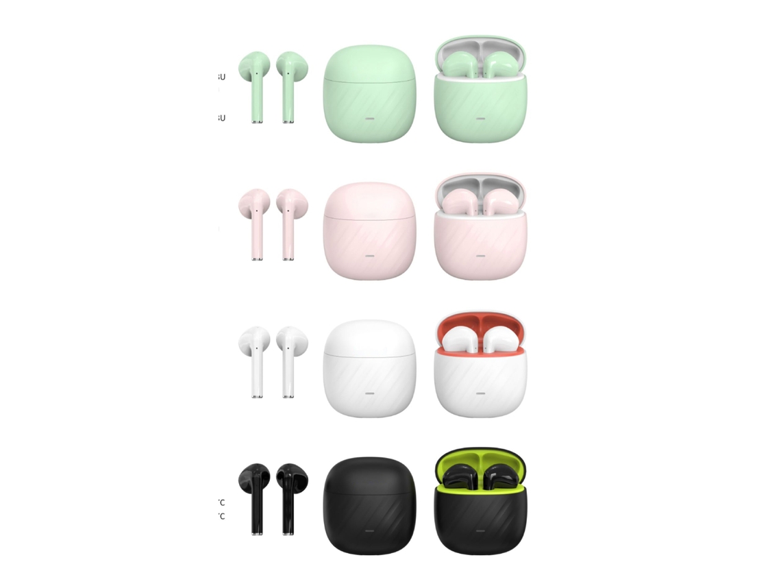 Auriculares Inalámbricos Tws Bt5.3, Ligeros, Con Diseño Ergonómico, Semi-intraurales, Cancelación De Ruido Y Resistentes Al Agua.