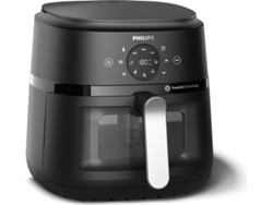 Freidora sin Aceite PHILIPS NA231/00 (6,2 L - Negro)