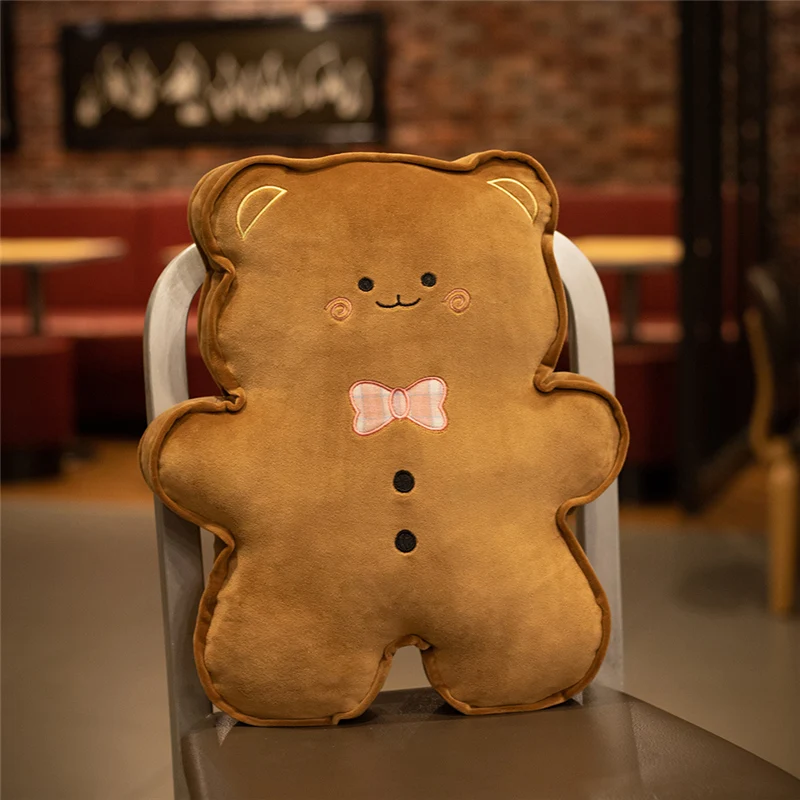 (oso 45 Cm) Almohada Para Adultos, Respaldo, Cojín De Asiento, Cojín De Respaldo, Hombre De Jengibre