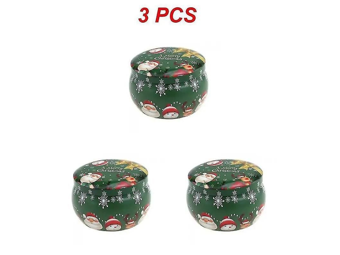Latas Metálicas Navideñas De 125 G Para Guardar Café, Té, Especias, Dulces Y Joyas.