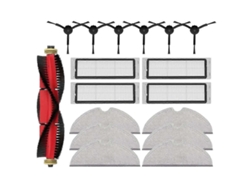 Para aspiradora robot S5 S50 S51 S55 S6 S60 S6 Pure: cepillo lateral principal, filtro HEPA, mopa y repuestos.