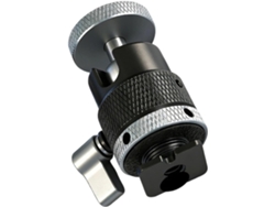 Adaptador De Zapata Metálica Ajustable Con Mecanismo De Bloqueo Seguro Para Cámaras Dslr Y Smartphones.