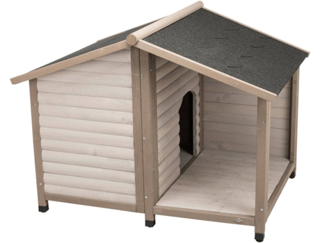 Caseta para Perros TRIXIE Lodge (Gris - 130x100x105cm - Madera)