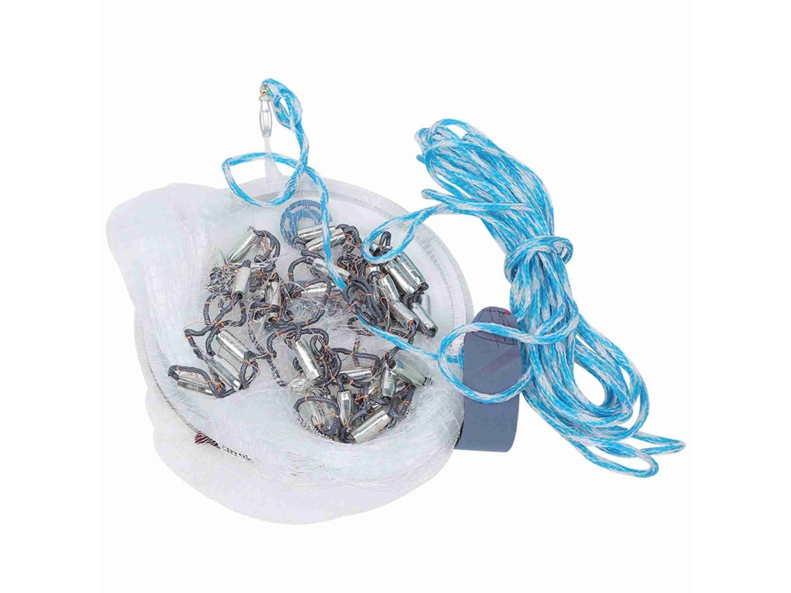 Red De Pesca Portátil Y Duradera De 2,4 M Con Estructura De Acero Y Aluminio Para Peces Grandes Y Pequeños.