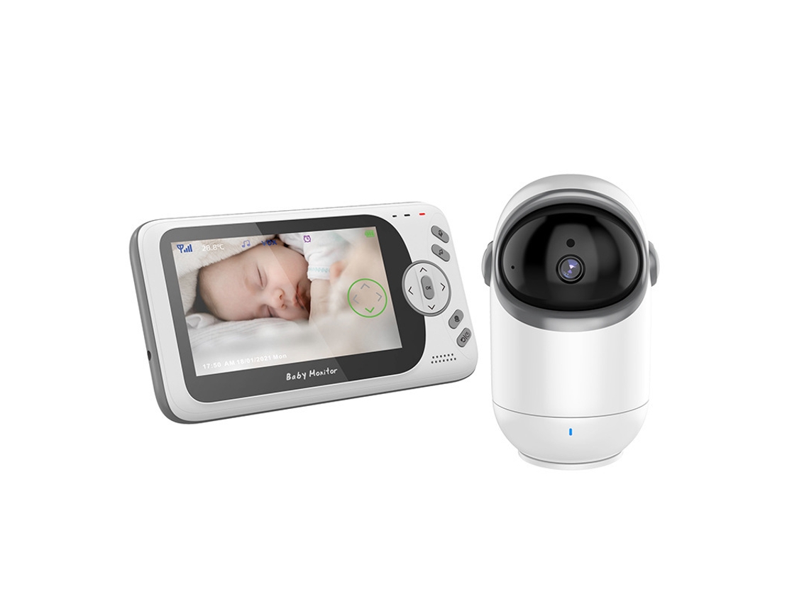 Monitor para bebés con cámara de 36°, visión nocturna, inalámbrico / 4,3 pulgadas Czhhmart