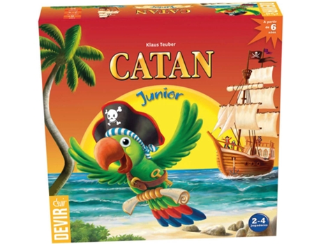 Juego de Mesa DEVIR Catan Junior (Edad Mínima: ‍6 Años - 29.5 x 7 x 29.5 cm)