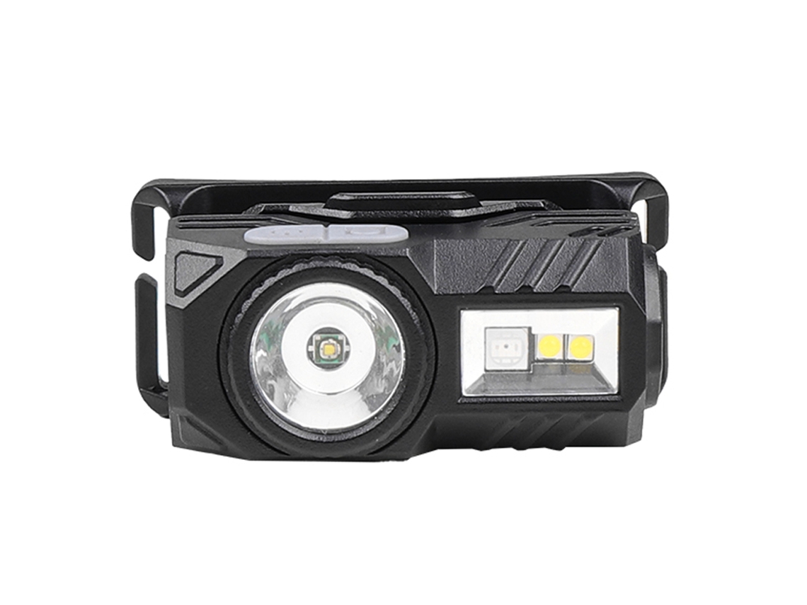 Linterna Frontal Led Recargable Con Sensor De Movimiento, Clip Para Gorra, Resistente Al Agua Ipx4 Para Acampar, Hacer Senderismo Y Pescar.