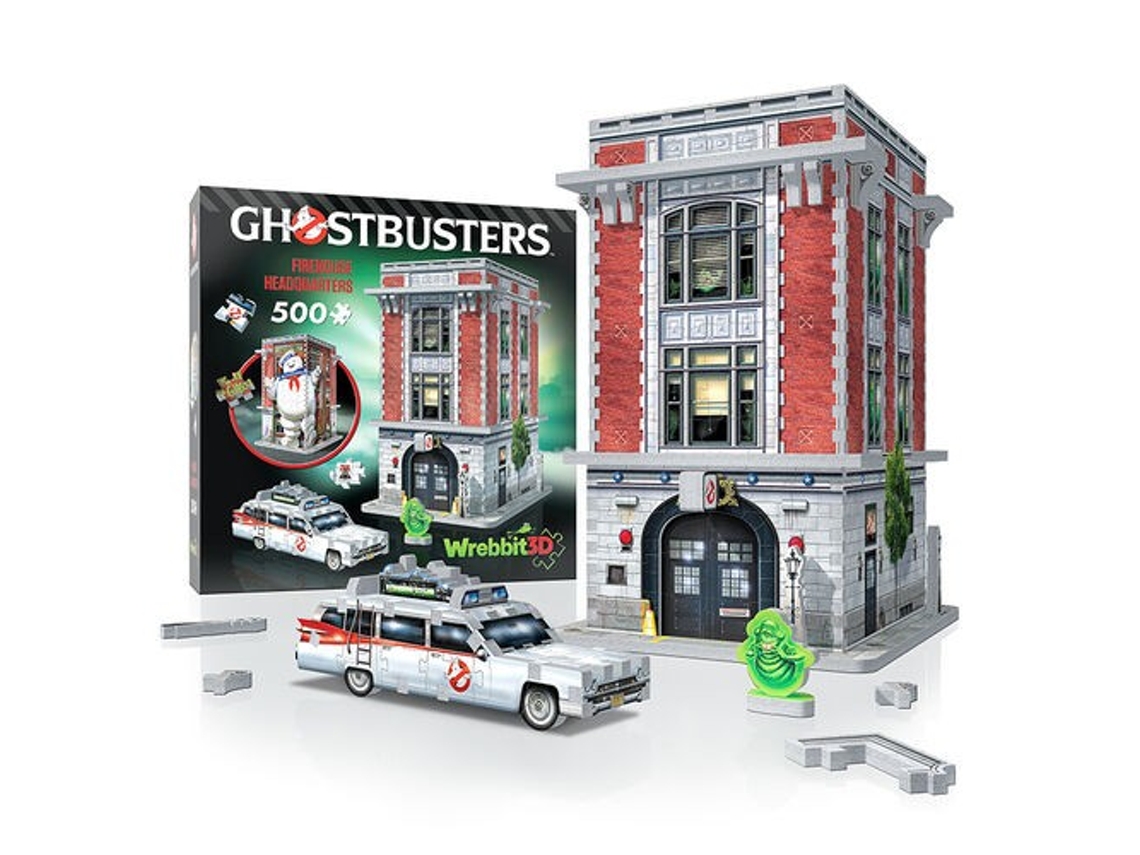 Puzzle 3D Estación de Bomberos Ghostbusters 500 Piezas WREBBIT