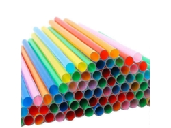 300 Pajitas De Plástico Jumbo De 26 Cm (10,3 Pulgadas) - Anchas, Largas, Coloridas, Para Batidos Y Bebidas, Gruesas