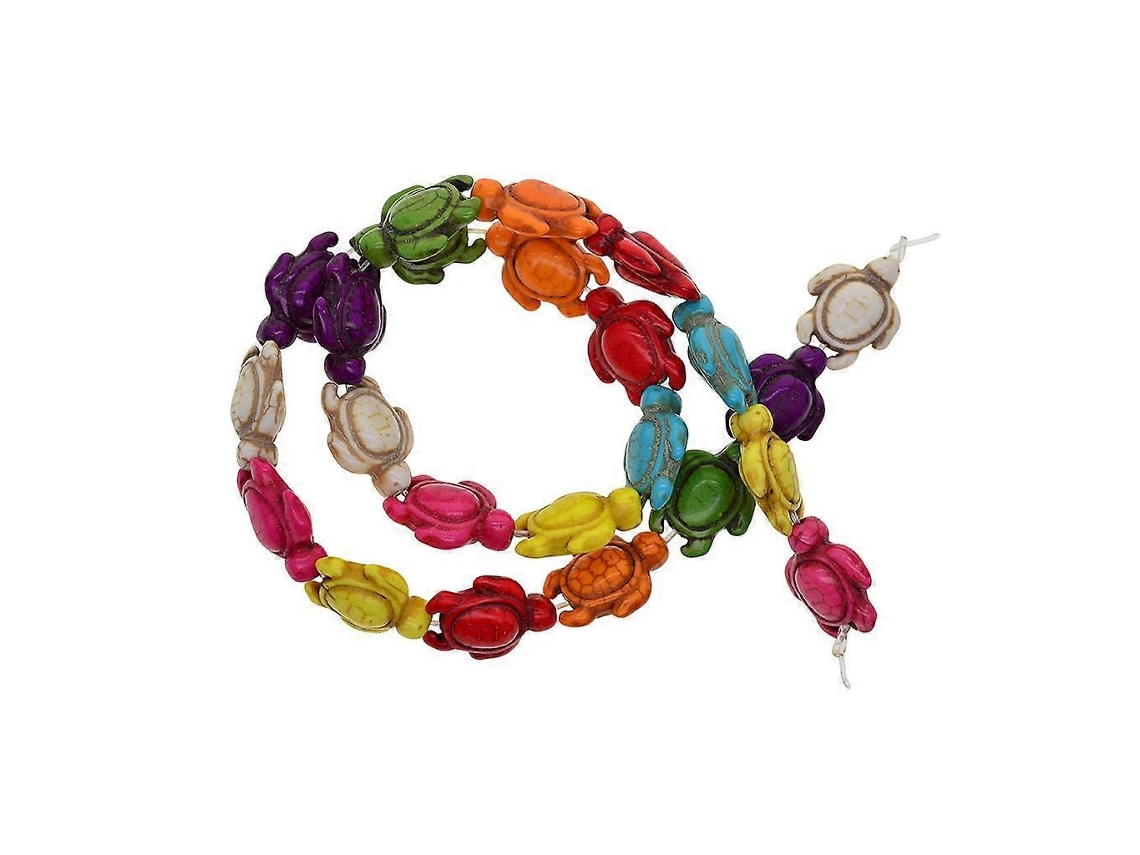 Collar y pulsera DIY con cuentas sueltas de howlita turquesa - Nostalgia88