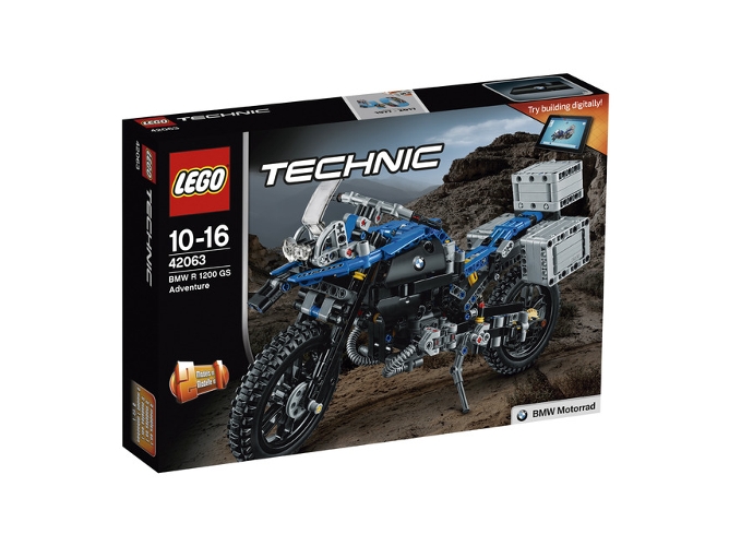 LEGO Technic: BMW R 1200 GS Adventure - 42063 (Edad Mínima: 10 - 603 Piezas)
