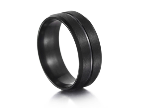 Anillos Esmerilados Ranurados - Negro Ranurado - 8 2 Anillos Esmerilados Ranurados - Negro Ranurado - 8 JEIIBRZUI