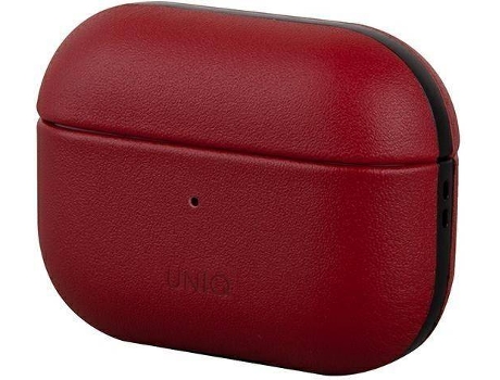 Carcasa Apple UNIQ Airpods Pro Leather Rojo