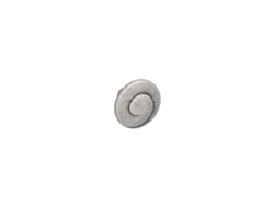 Pomo Para Muebles De Zamac Diámetro 30mm Rayas Plata Lote De 25