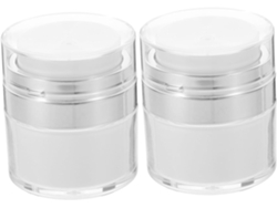 Tarros Cosméticos Recargables De 2 Piezas De 15 Ml Con Tapas A Prueba De Fugas Para Crema Facial Y