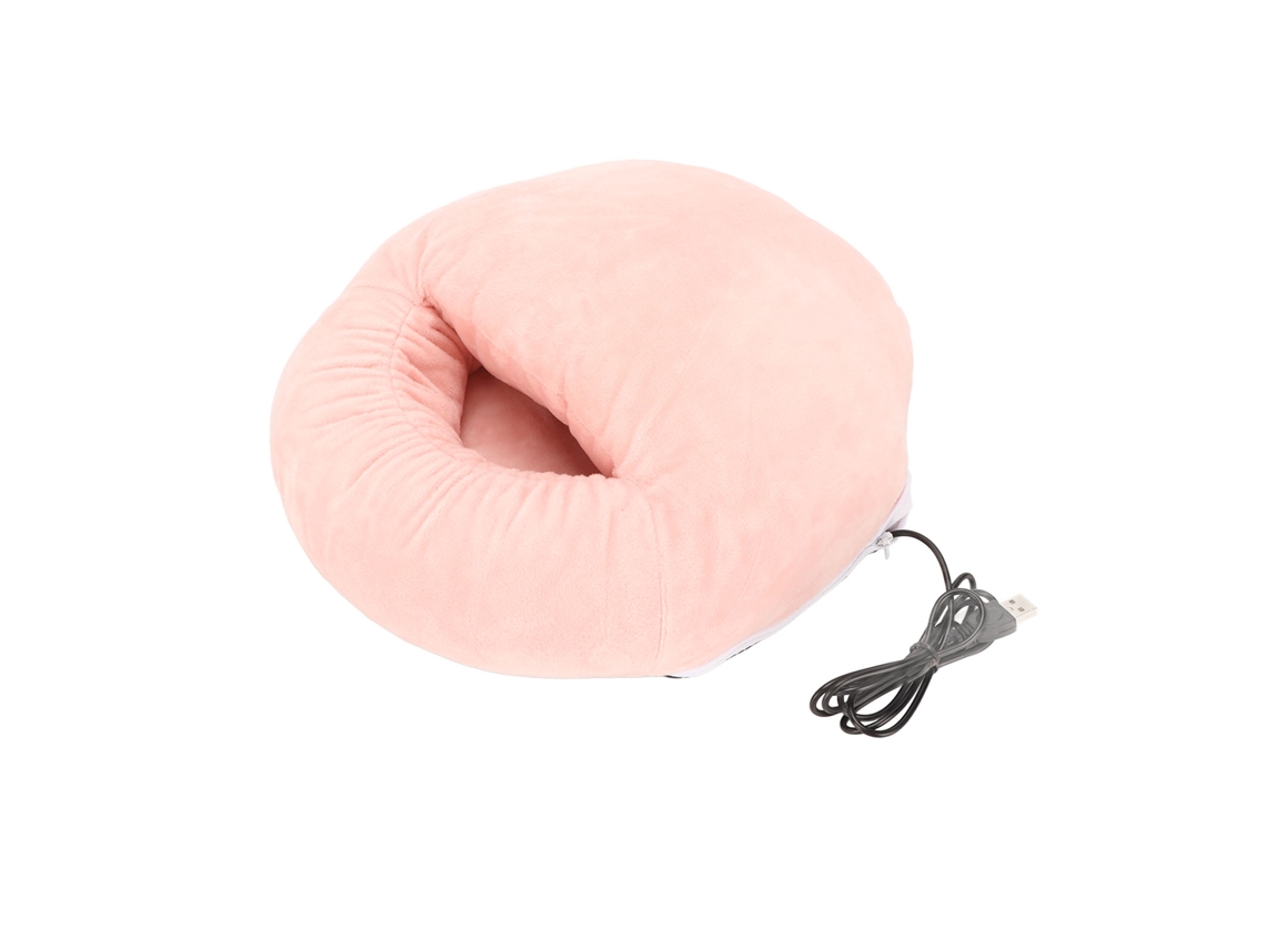 Calentador Eléctrico para Pies, Medias Suaves, Lavables USB para Invierno, para Hombres y Mujeres (Rosa Claro) KOFIHETY
