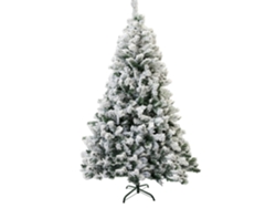 Árbol de Navidad Nevado Artificial con Nieve Blanco 240cm SELEOK