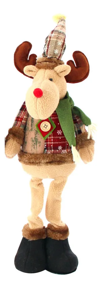 Nuevo reno navideño de peluche de pie con Rendavayotoy