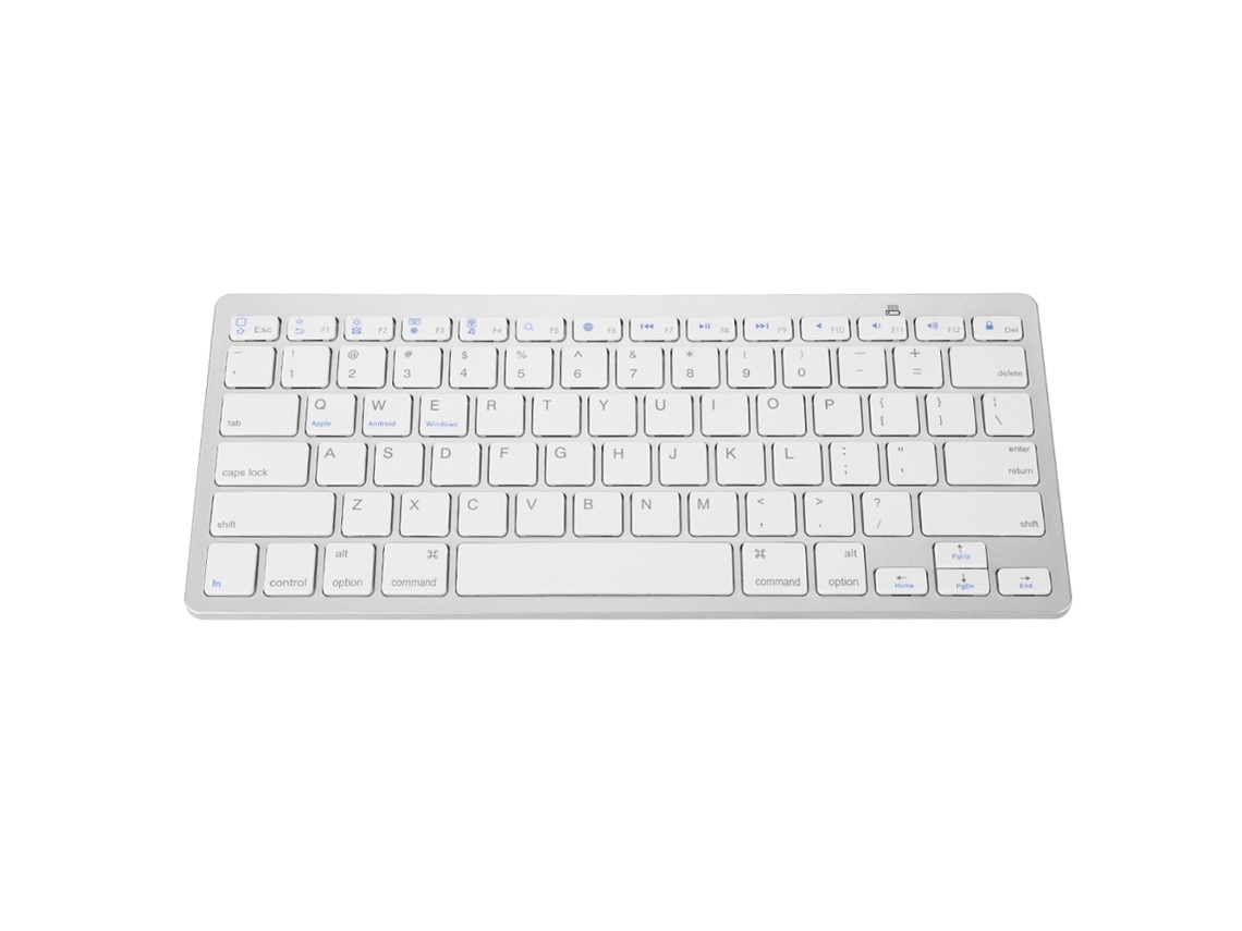 Teclado inalámbrico (compatible con varios dispositivos, Bluetooth 3.0)