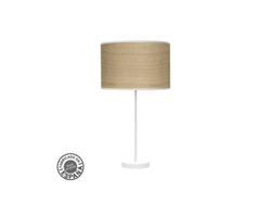 Sobremesa Alto 1xe27 Blanco Cañizo Claro 63x30x30cm Moda