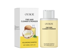 Champú voluminizador con proteínas para hidratar y reparar el cabello seco, con aceite de chía y coco, 100 ml.