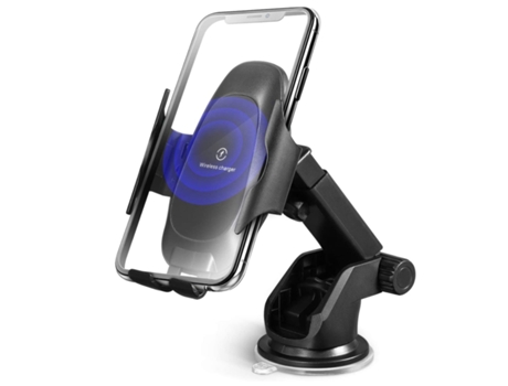 Cargador Carro Sem Auto Clamping Super Load Qi para iPhone 12 YIZHOOD Negro