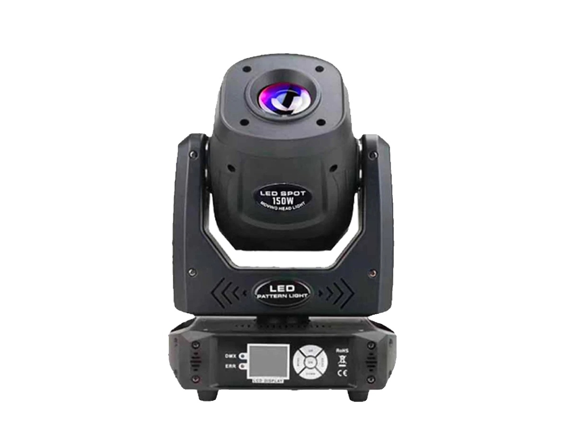 Cabezal móvil LED de 150 W, giro de 540°, inclinación de 270°, 1 luz OEM