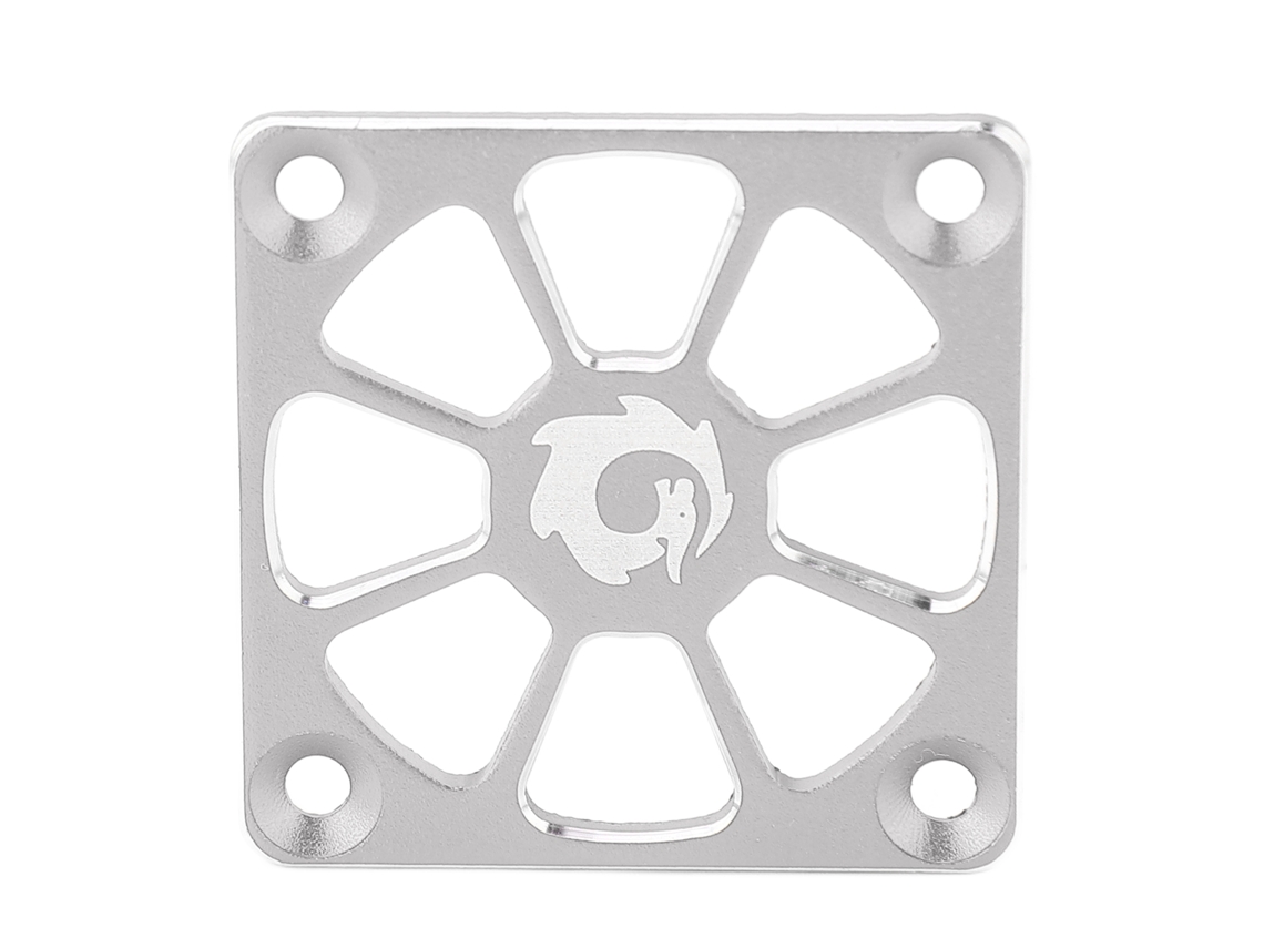 Cubierta del ventilador de refrigeración RC, aluminio, plata, 1,57 pulgadas