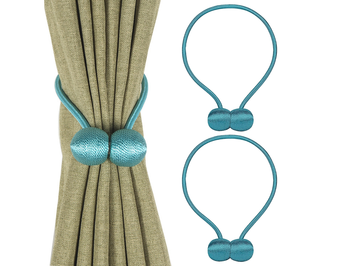 JILLIOPER Elegantes accesorios para cortinas, abrazaderas magnéticas para cortinas de oficina en casa, diseño elegante que complementa cualquier decoración, ide