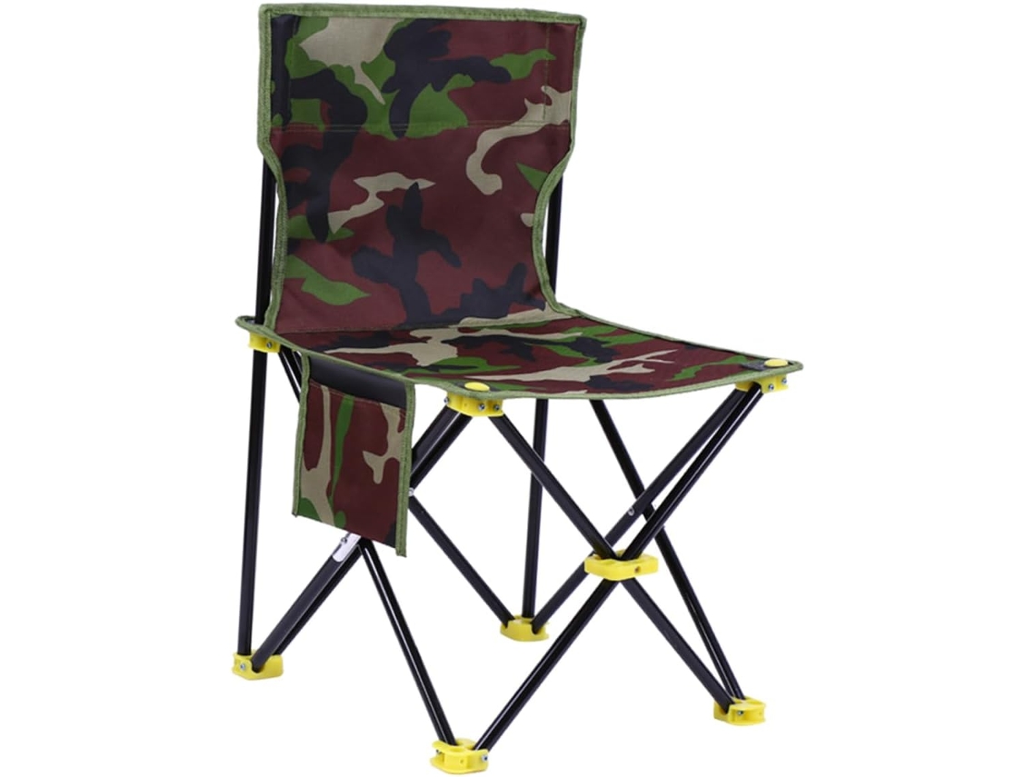 Silla Plegable Portátil Imikeya, Taburete Acero Resistente Ligera Acampar