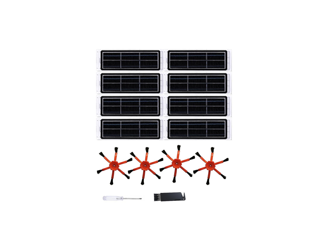 Cepillo lateral con filtro HEPA compatible con accesorios Xiaomi Roborock S50, S55 y S5