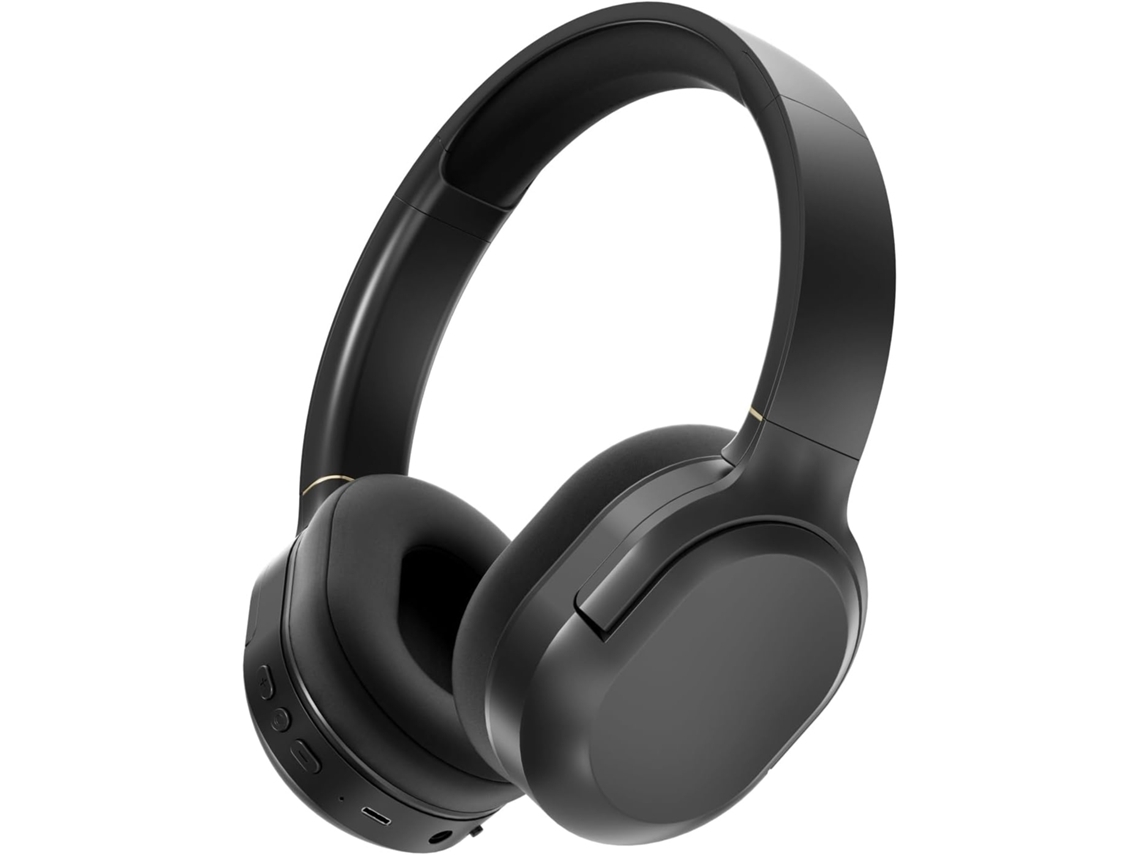 Auriculares inalámbricos con cancelación activa de ruido Micrófono incorporado Graves profundos Bluetooth 5.3 Adecuado para viajes a casa YEMAESRE