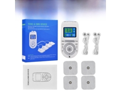 Estimulador Muscular Eléctrico Tens (blanco), Masajeador Facial Y Corporal De Acupuntura Ems
