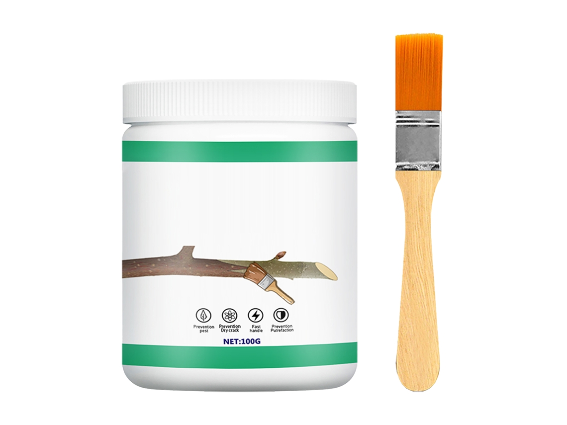 Sellador De Heridas Para Árboles Con Pincel - Pasta Cicatrizante Para Jardines, Bonsáis Y Árboles Frutales