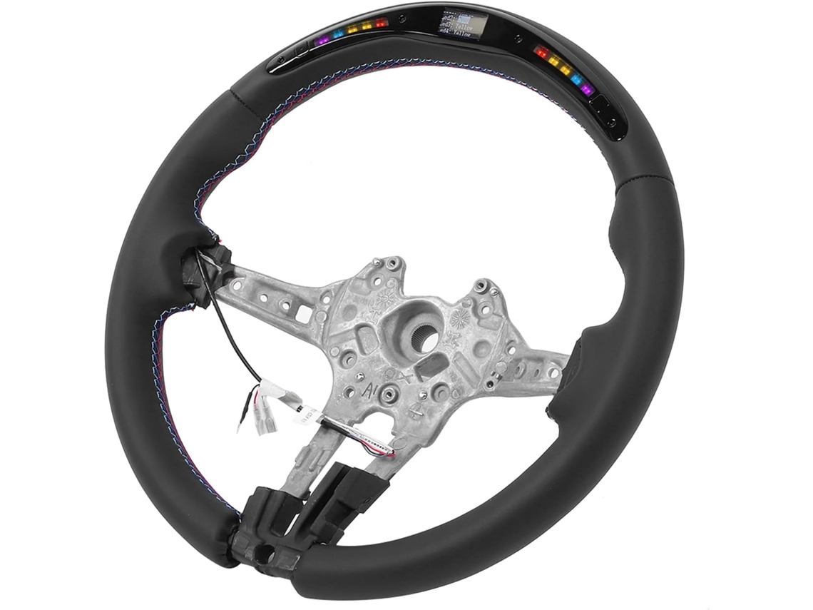 Volante Led De Cuero Nappa Con Indicador De Cambio De Marchas Para M3 F80 M4-2020, El Mejor.